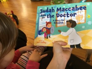 Reading Judah Maccabee Goes to the Doctor by Ann Koffsky